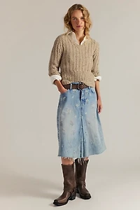 We The Free Daisy Mae Embroidered Skirt