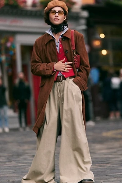 Julien Wide-Leg Chino Trousers