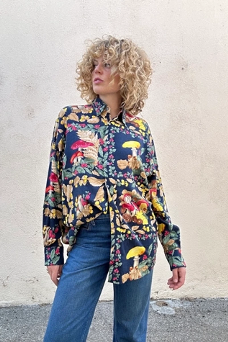 Kenzo Mushroom Print Shirt Selected by The Curatorial Dept.