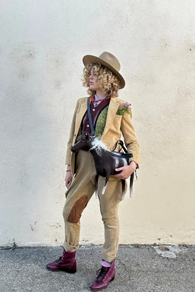 Vintage Antique Taupe Jodhpurs Selected by The Curatorial Dept.