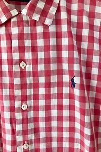 Polo Ralph Lauren Pink Gingham Shirt Selected by The Curatorial Dept.