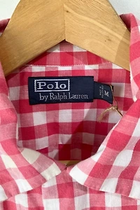 Polo Ralph Lauren Pink Gingham Shirt Selected by The Curatorial Dept.