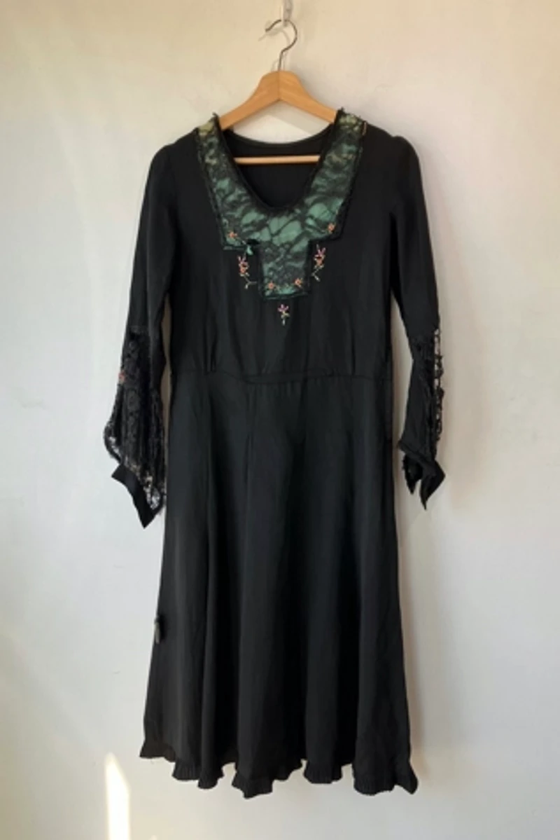 Jay - El Fashion Black 1940s Dress Selected by The Curatorial Dept.
