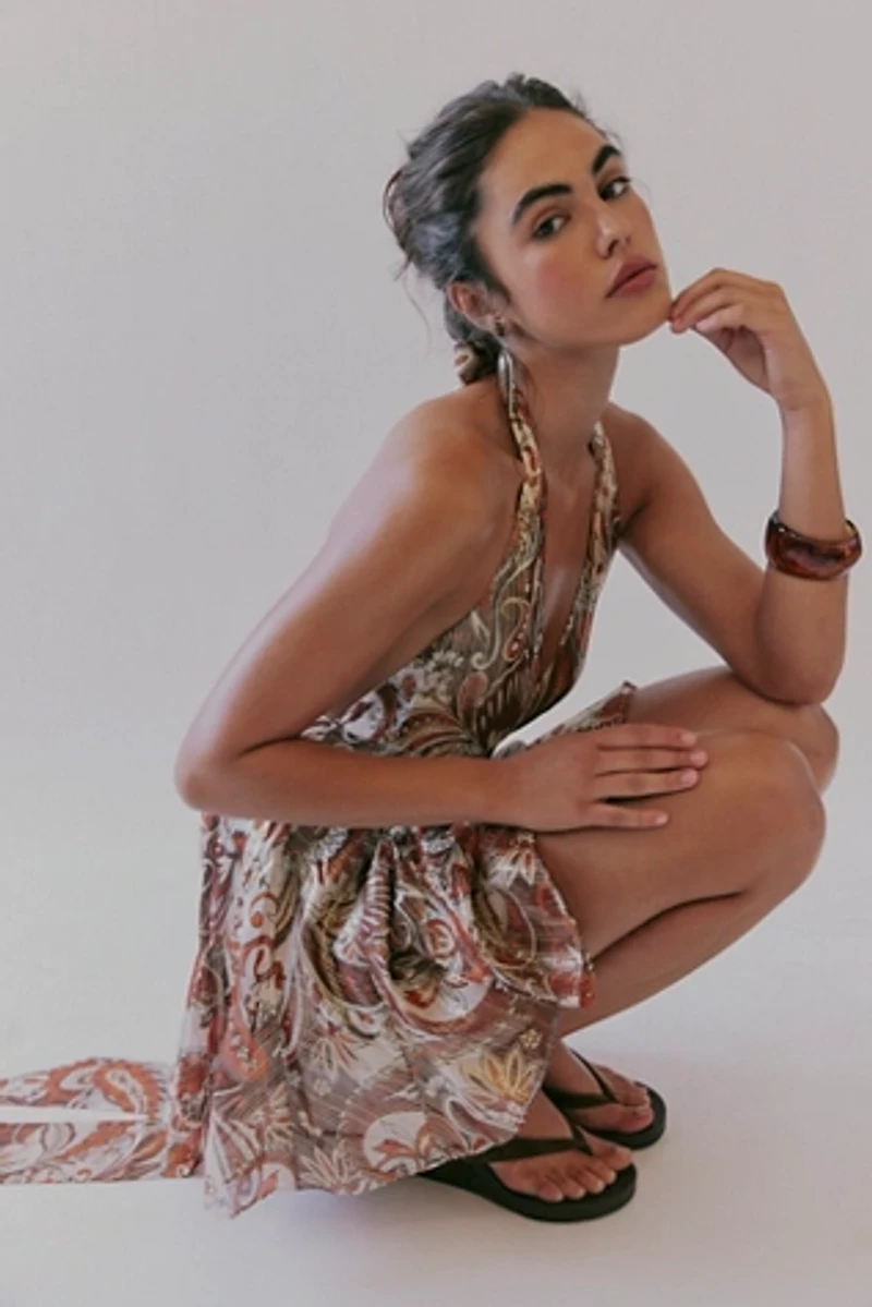 Retrofete Alexandria Silk Dress