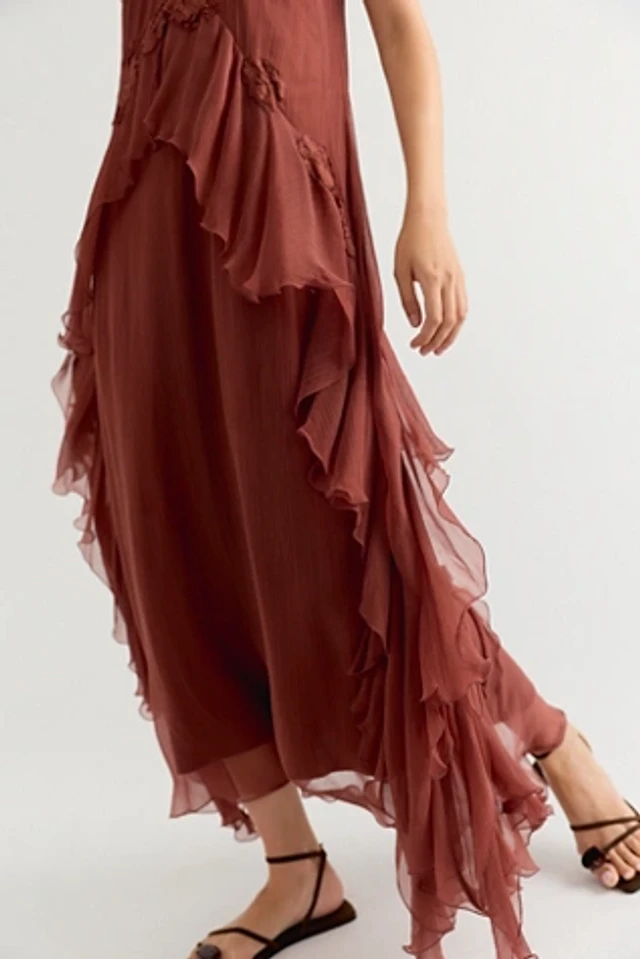 nigel preston floating angel chiffon maxi dress YGroup_colourway-honey Lyst Adrianna Papell Women's Print Size:XS / 2