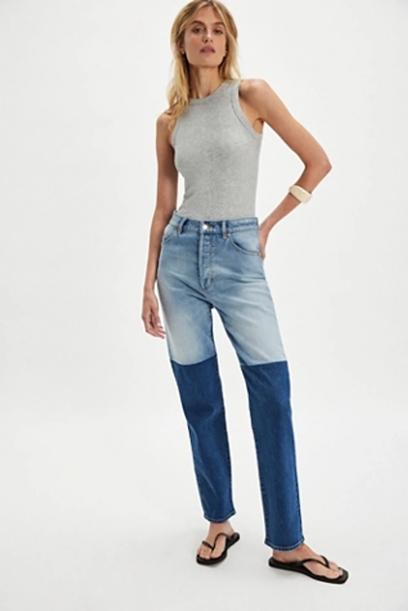Rolla's Original Straight Reg Brent Splice Jeans