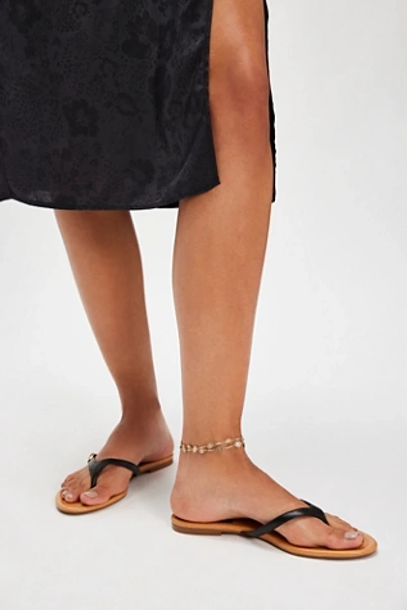 Daria Buckle Flip Flops