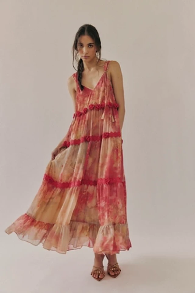 Bali Run For The Roses Maxi Dress | Pacific City