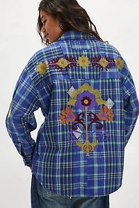 We The Free Embroidered Sashiko Shirt