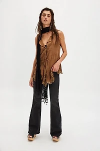 Nigel Preston Crop Lace Bolero