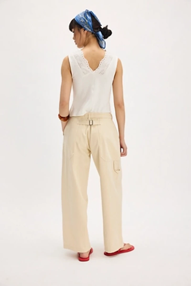 The Tales Soft Cream Suit Denim Jeans