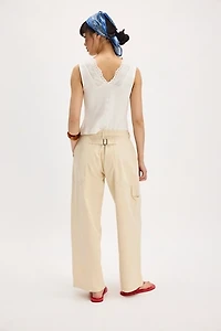 The Tales Soft Cream Suit Denim Jeans