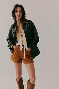 We The Free Easy That Leather Jacket