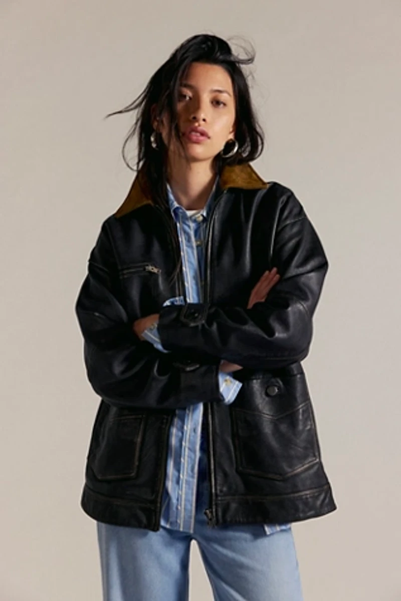 We The Free Easy That Leather Jacket