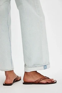 Gia Grommet Thong Sandals
