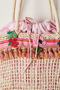 Anna Sui Raffia Tassel Bag