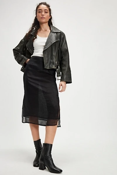 Sheer Luck Midi Skirt