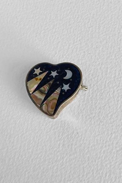 Tiny Heart Inlay Shell and Enamel Vintage Treasure Box Selected by MARMALADE