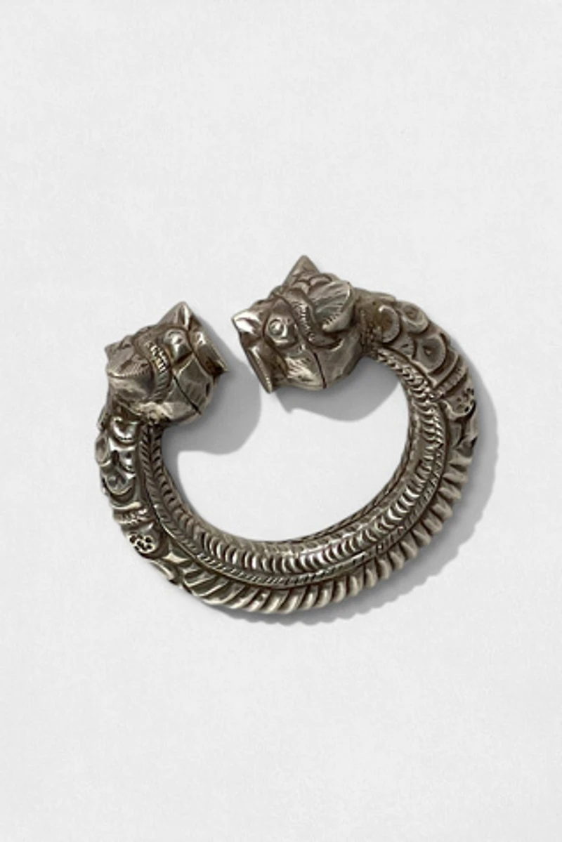 Antique Double Tiger Heads Torque Bracelet Selected by MARMALADE