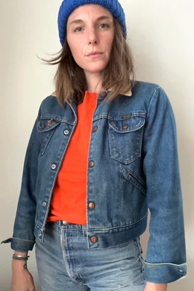Vintage 1970s Blanket Lined Wrangler Denim Jacket Selected by Grievous Angel Vintage