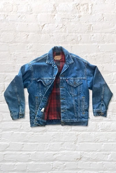 1980s Levis Flannel Lined Denim Jacket Selected By Ritual Vintage