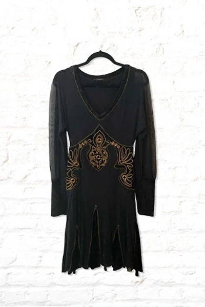 1990s Sonia Fortuna Western Motif Dress Selected By Ritual Vintage