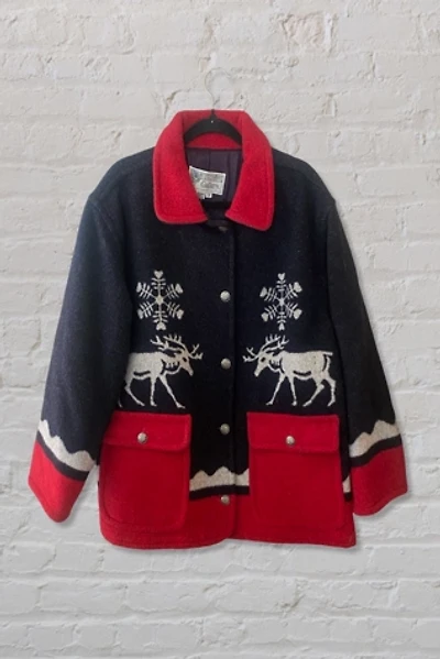 1980s Country Folk Wool Coat Selected By Ritual Vintage