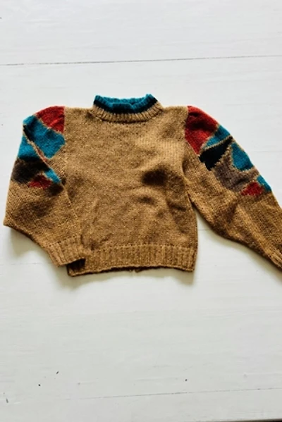 Vintage Hank Knit Earth Tone Sweater Selected By Atlantic Vintage