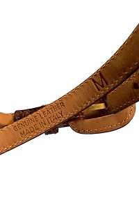 Vintage Embossed Leather Skinny Belt Selected by SharpLilTeeth