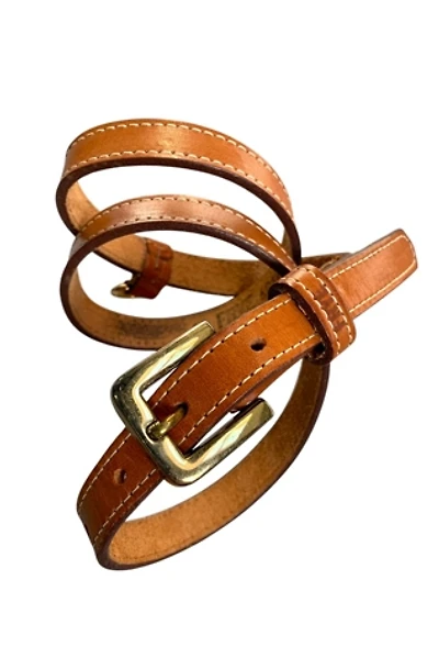 Vintage Leather Belt With Ring Detail Selected by SharpLilTeeth