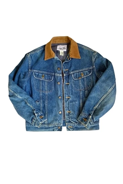 Vintage Lee Storm Rider Blanket Lined Denim Jacket Selected by SharpLilTeeth