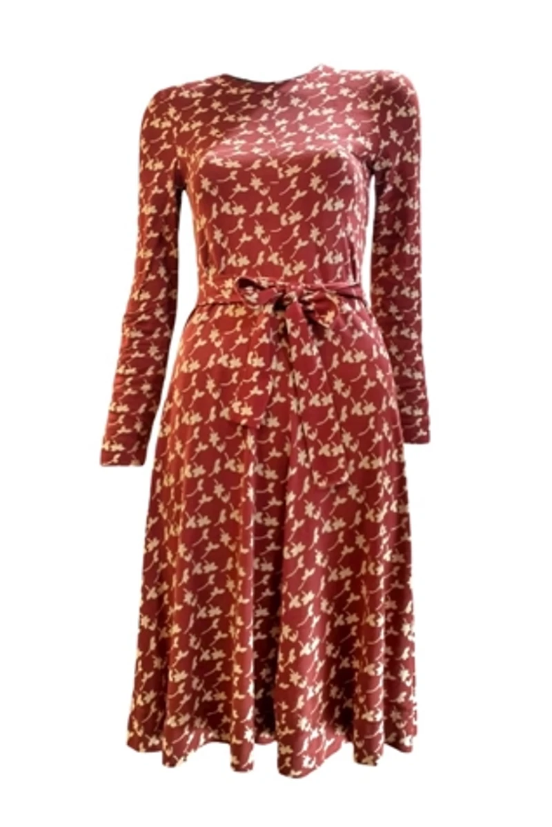 Diane Von Furstenberg Italy 1970's Dress Selected by Garbage Soup
