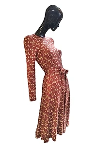 Diane Von Furstenberg Italy 1970's Dress Selected by Garbage Soup