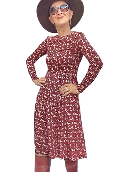 Diane Von Furstenberg Italy 1970's Dress Selected by Garbage Soup