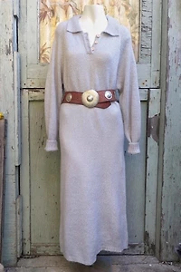 1980's Sweater Knit Maxi Dress Selected Garbage Soup