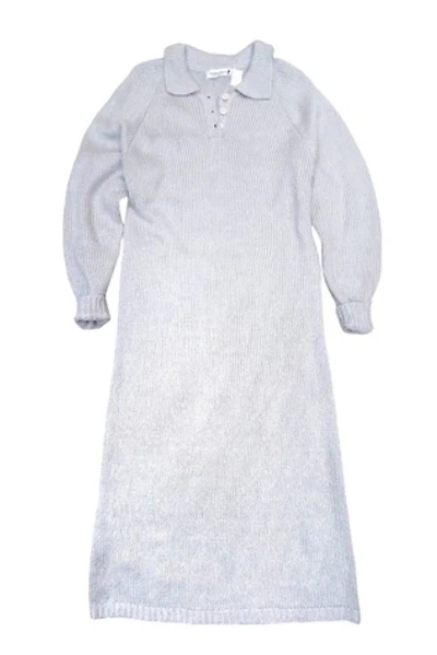 1980's Sweater Knit Maxi Dress Selected Garbage Soup