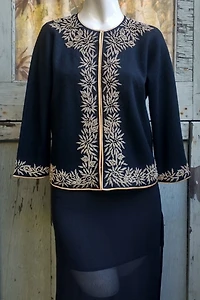 1950's Beaded Lambswool Sweater Selected by Garbage Soup