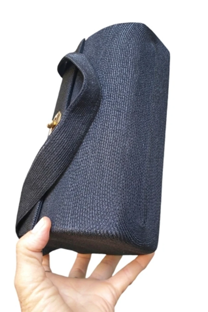 1950's Hexagon Ribbed Box Purse Selected by Garbage Soup