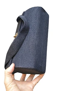1950's Hexagon Ribbed Box Purse Selected by Garbage Soup
