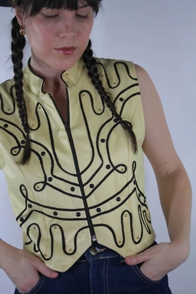 1980s Western 1849 Ranchwear Beaded Vest Selected By Moons + Junes Vintage