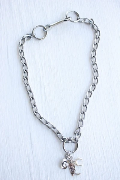 Vintage Silver Western Cowboy Pocket Chain Selected By Moons + Junes Vintage