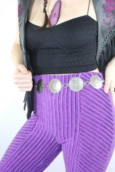 Vintage Western Silver Chain Belt Selected By Moons + Junes Vintage