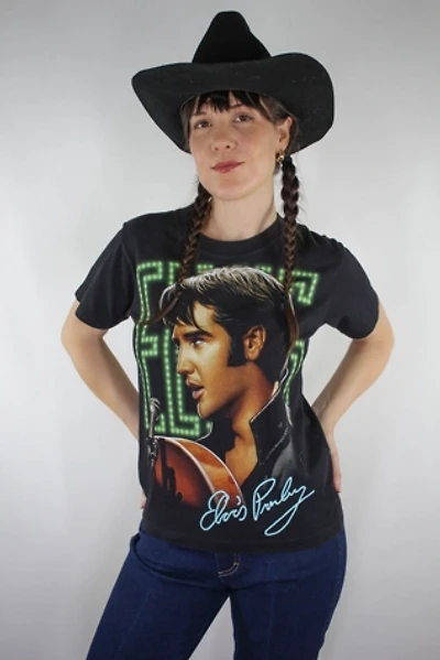 1990s Elvis Presley Single Stitch Vintage Tee Selected By Moons + Junes Vintage