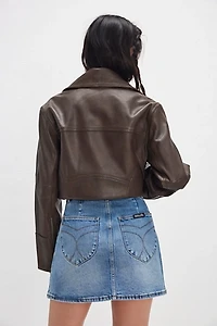 Rolla's A-Line Zip Mini Skirt