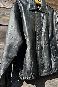 Leather Patchwork Jacket Selected by Wax Plant