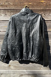 Leather Patchwork Jacket Selected by Wax Plant