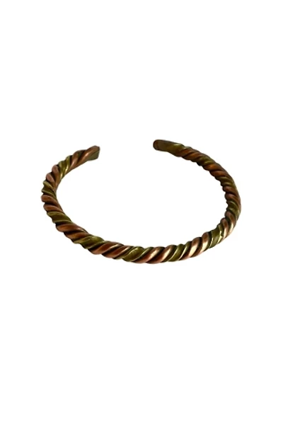 Vintage Copper And Brass Bangle Bracelet Selected By Ankh By Racquel