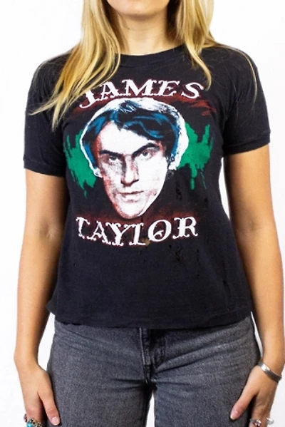 Vintage 70s/80s James Taylor Concert T Shirt Selected by Black Shag Vintage
