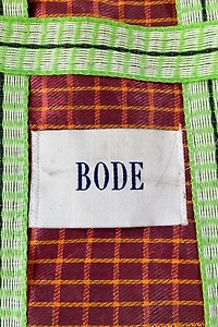 Bode Red & Green Checkered Market Bag Selected by The Curatorial Dept.