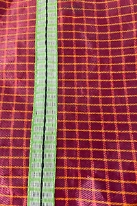 Bode Red & Green Checkered Market Bag Selected by The Curatorial Dept.